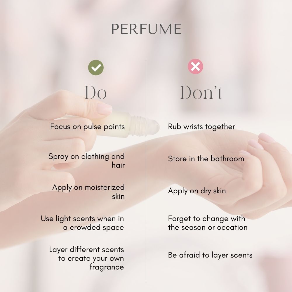 Storage and bottle care to protect scent life