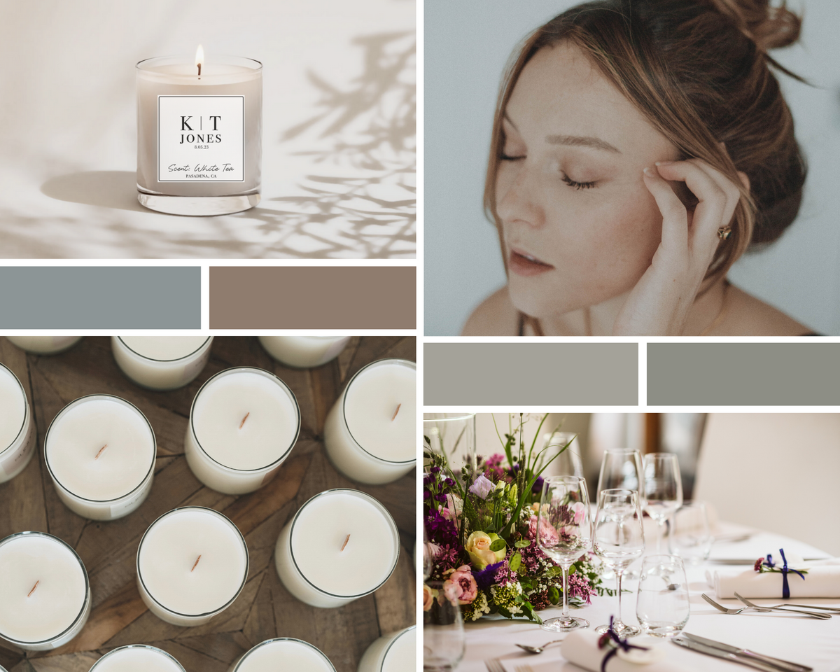 Custom Wedding Candles RXLA the brand