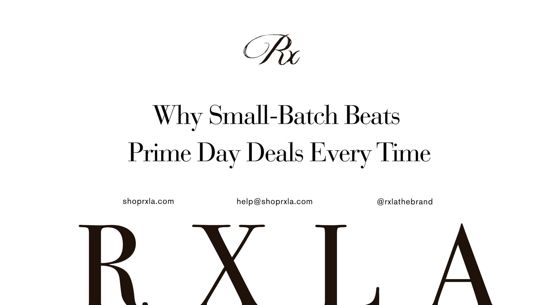 Skip the Chaos: Why Small-Batch Beats Prime Day Deals Every Time