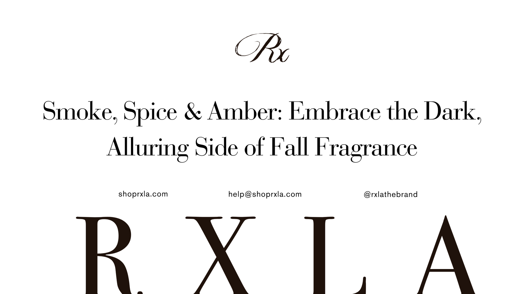 Smoke, Spice & Amber: Embrace the Darker, Deeper Side of Fall Fragrance
