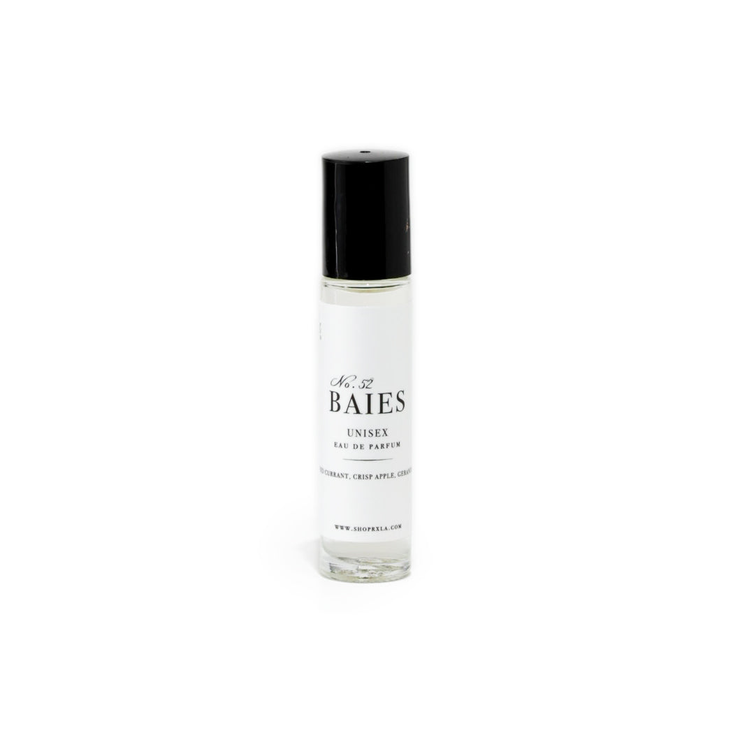 Baies roll-on fragrance—a luxurious blend of tart berries and delicate florals.