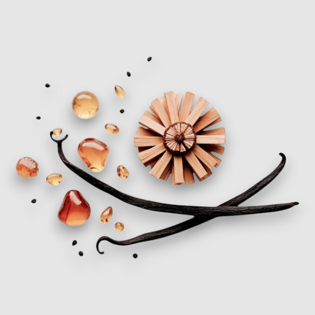 White Sandalwood- Hand dipped charcoal incense