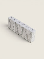 white oil boxes