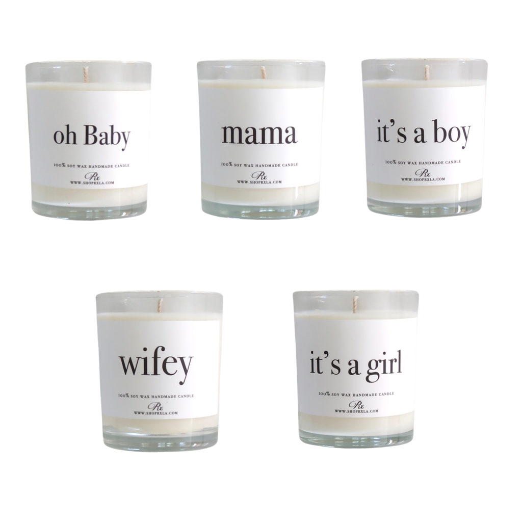 Mama celebration candle gift. small gift. Mother to be. new mom. wholesale candle. Its a girl. Gender reveal. It's a girl. oh baby. It's a boy. Its a boy