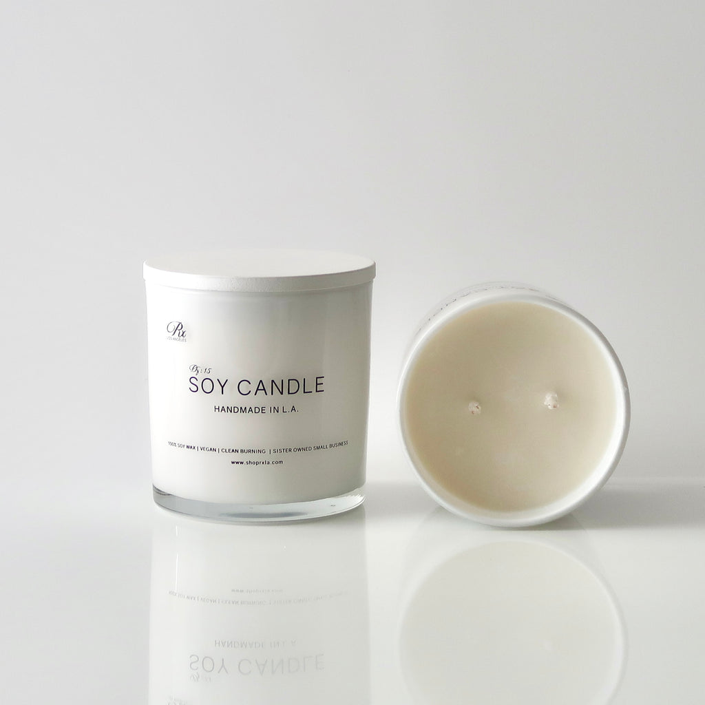 15 oz The Black Cat - Candy Corn Double Cotton Wick Candle